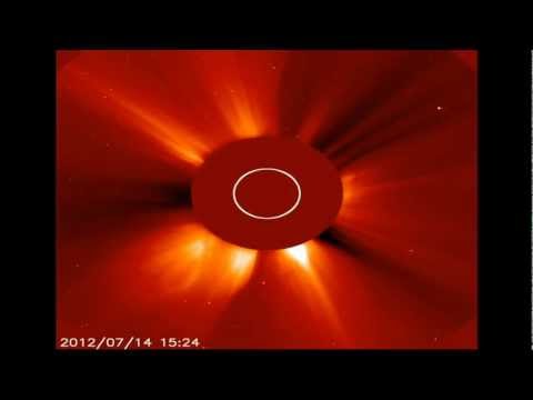 THE SUN TODAY: 15 July 2012 -- ALIEN OBJECT PLUNGING INTO THE INNER SOLAR SYSTEM