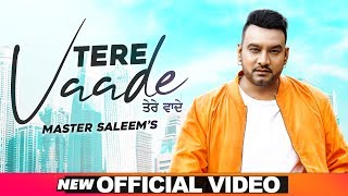 Tere Vaade (Official Video)  Master Saleem  Latest