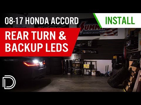 How to Install 2008-2017 Honda Accord Rear Turn & Backup LEDs | Diode Dynamics