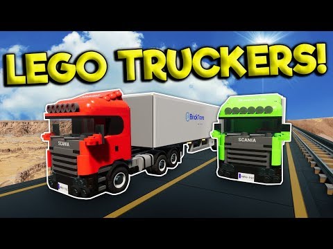 LEGO DIESEL TRUCK DRIVERS FIND ALIENS!? - Brick Rigs Roleplay Gameplay - Lego City Truck Simulator