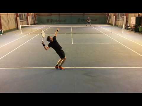 tennis amateur Antoine 30/1 (en marron) vs Bertrand 30/1 (en noir) 5 super Tie break