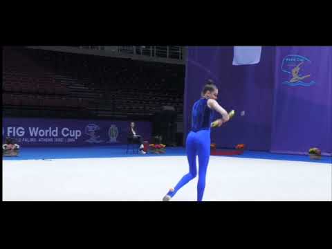 Polina HORODNYCHA UKRAINE  - CLUBS  AA - FIG World Cup Faliro 2024