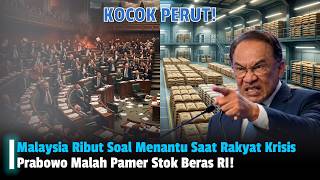 Download lagu MALAYSIA IS IN CHAOS‼️ Parliament is in a state of chaos, Prabowo shows that Indonesia's rice war... mp3