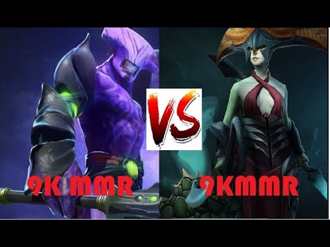 FACELESS VOID vs NAGA SIREN - 10k MMR played - both full pack item - who win ?