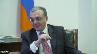 Интервью исполняющего обязанности министра иностранных дел Армении Зограба Мнацаканяна газете "Аравот", часть 2
