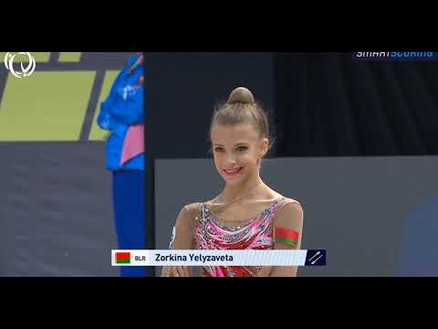 Yelizaveta Zorkina (BLR) Junior Clubs QF European RGCH Kyiv2020