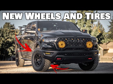 NEW Wheels and Tires for the 2025 Ram 1500 Rebel Mamba M29 / Venom Power Terra Hunter XT