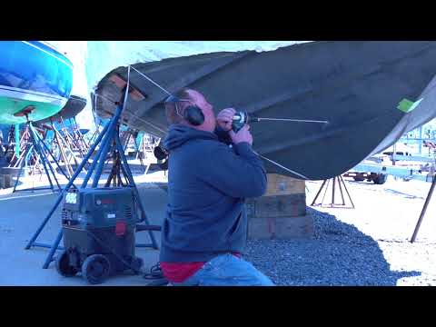 Installing a Bow Thruster: Cutting the Hole for the Tunnel