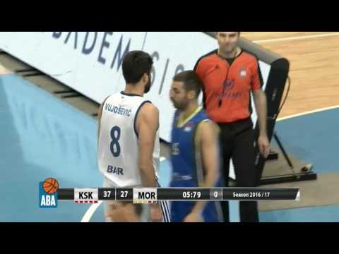 ABA Liga 2016/17 highlights, Round 16: Karpoš Sokoli - Mornar (30.12.2016)