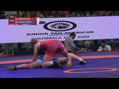 Round 5 WW - 59 kg: M. MACALUSO (USA) v. C. ARAUZ FLORES (PAN)