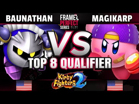 FPS6 Online - Baunathan (Meta Knight) vs. HFS | Magikarp (Yo-Yo) - Kirby Fighters 2 Top 8 Qualifier