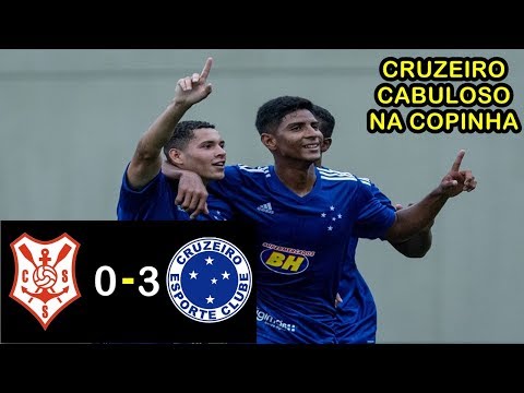 Sergipe 0 x 3 Cruzeiro - Gols - Copa São Paulo Júnior 2020