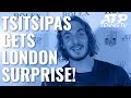 Stefanos Tsitsipas Learns About Nitto ATP Finals Qualification Live On Air! ?