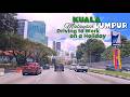 Malaysia Driving To Work On A Holiday Peaceful Kuala Lumpur Morning Drive