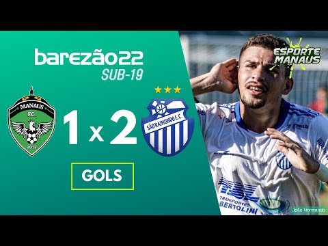 MANAUS 1 x 2 SÃO RAIMUNDO | GOLS | 6ª RODADA DO AMAZONENSE SUB-19 2022