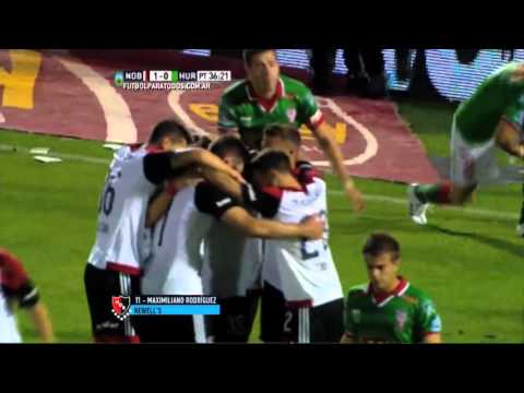 Gol de Rodríguez. Newell's 1 Huracán 0. Fecha 27. Torneo Primera División 2015.FPT