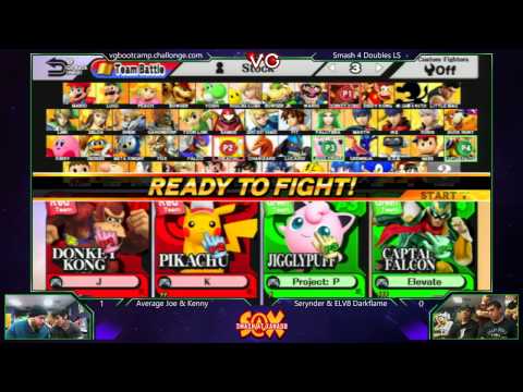 S@X Monthly - Serynder & Darkflame Vs. Average Joe & Kenny - Doubles LS - Smash 4