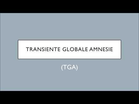 Transiente Globale Amnesie (TGA) - Neurologie