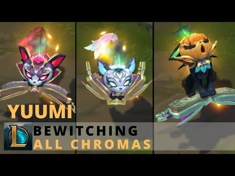Bewitching Yuumi All Chromas - League of Legends