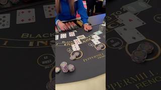 MASSIVE BET On High Stakes Black Jack #vegas #blackjack #casino