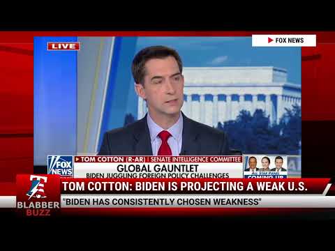Watch Tom Cotton: Biden Is Projecting A Weak U.S.