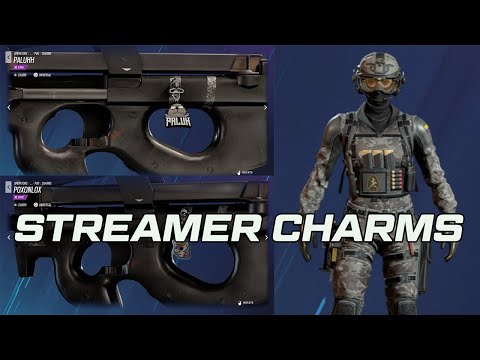 *NEW* Y7S4 Streamer Charms (Poxonlox, Paluh) - Rainbow Six Siege Solar Raid