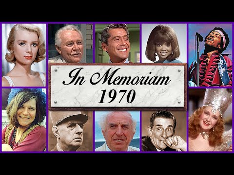 In Memoriam 1970: Famous Faces We Lost in 1970