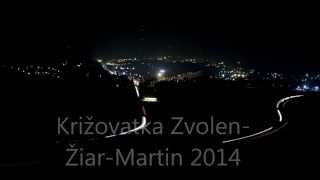 preview picture of video 'Križovatka Zvolen Martin Žiar 2014, Timelapse, Nikon Coolpix P510'