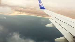 preview picture of video 'Landing on Boa Vista island (Cape Verde)'