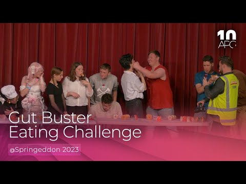 ARMAGEDDON EXPO Springeddon 2023 - Gut Buster Eating Challenge [#APGLive]