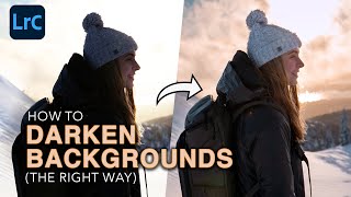 The BEST Ways To Darken Backgrounds In Lightroom