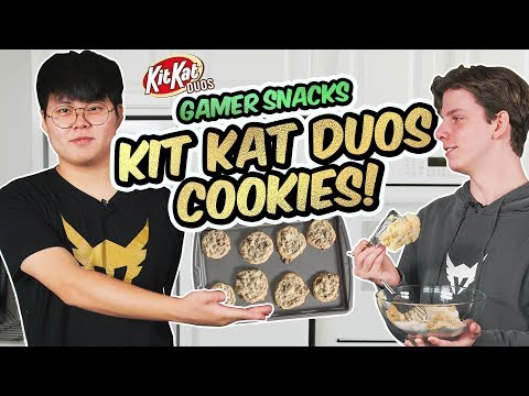 EZ KIT KAT DUOS COOKIE RECIPE- Gamer Snacks with Kariv and Agilities