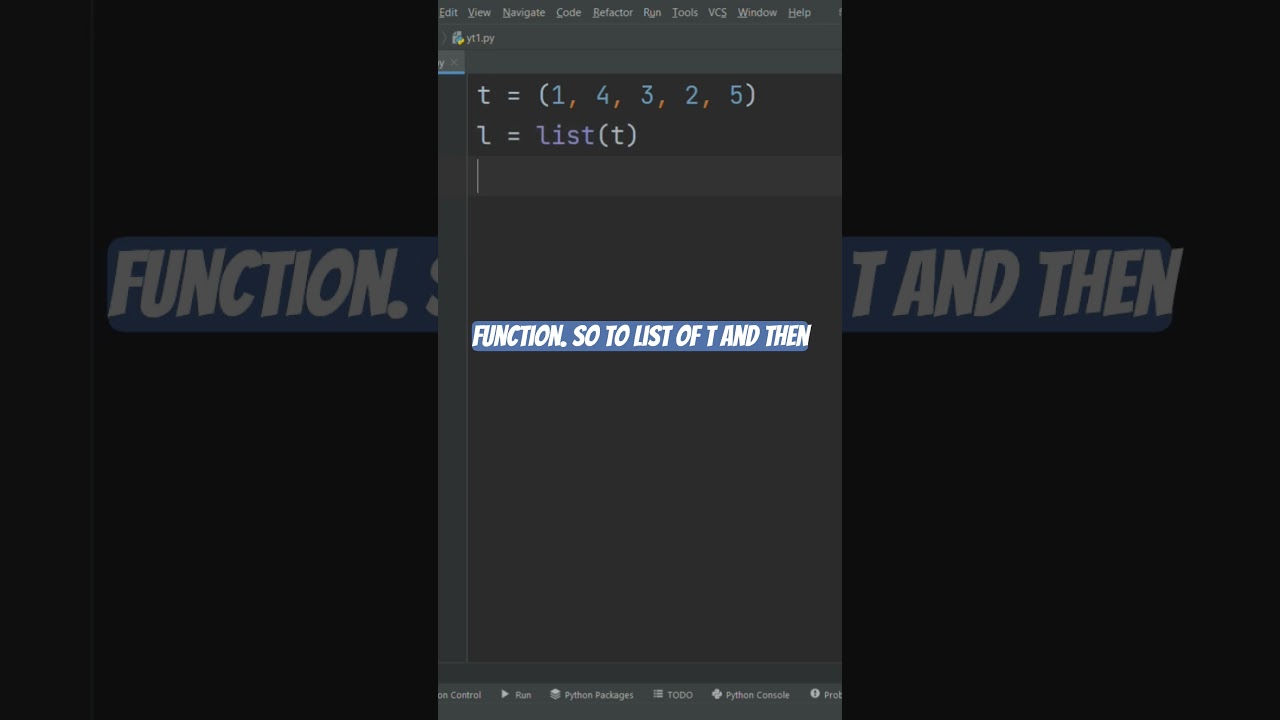 How to sort a tuple easily in python code #pythonforbeginners #pythontutorial