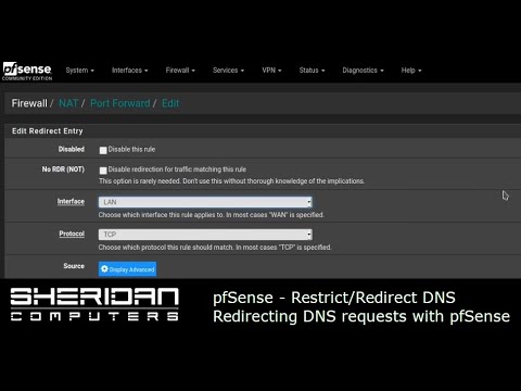 Redirect/Restrict DNS with pfSense