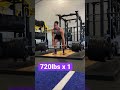 720lbs x 1 #gorillamind #moreplatesmoredates #turkesterone #powerlifter #natural #usapl