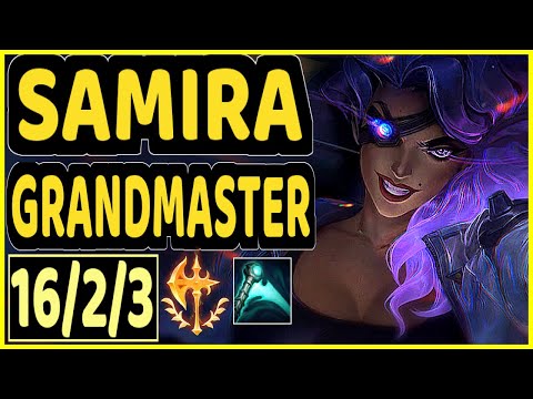 JAVAAA (SAMIRA) - QUADRAKILL 16/2/3 KDA BOTTOM ADC GAMEPLAY - EUW Ranked GRANDMASTER