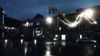 preview picture of video 'Santa Claus Sighting, Spotted in Galashiels, Scotland'