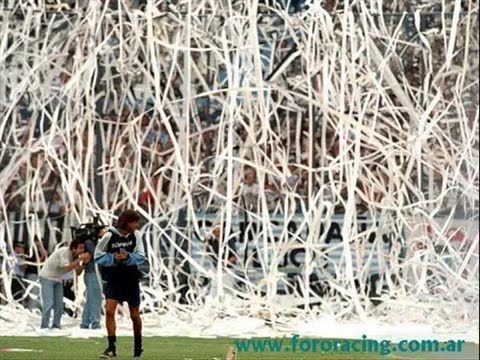 "RACING CLUB "TALVEZ ASI ENTIENDAS LO QUE SIENTO"" Barra: La Guardia Imperial &bull; Club: Racing Club &bull; País: Argentina