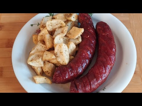 Kiełbasa z Air Fryer - Grillowane w frytkownicy beztłuszczowej