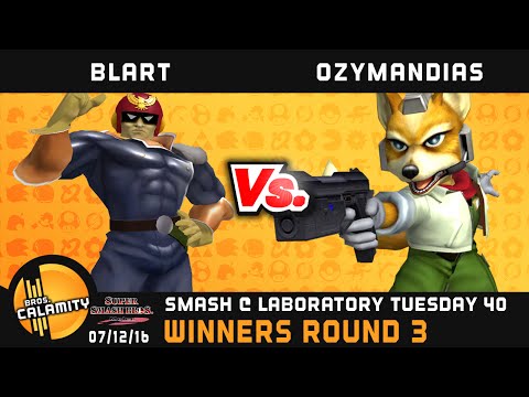 S@LT #40 | Blart (Falcon) vs Ozymandias (Fox) - Winners Round 3 - SSBM