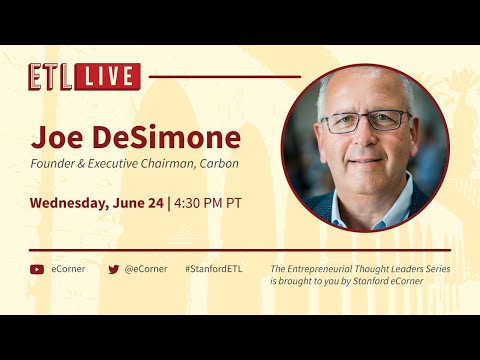 ETL Speaker Series: Joe DeSimone, Carbon - YouTube