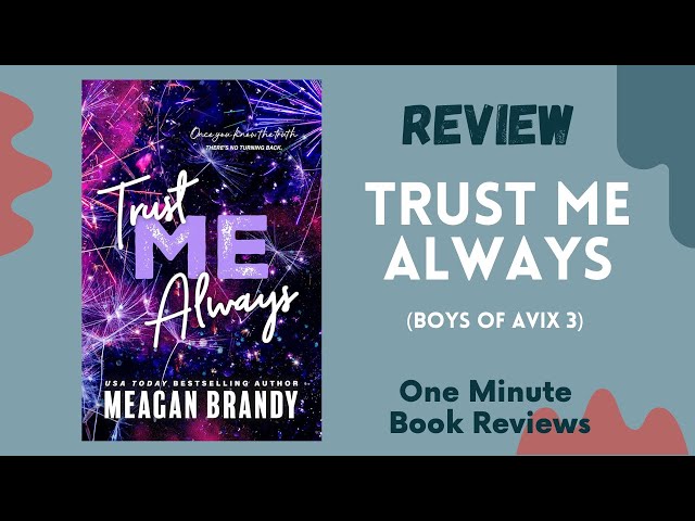 Vídeo relacionado con Trust Me Always: The spicy, angsty love triangle sports romance from the bestselling author of SAY YOU SWEAR (Boys of Avix Book 3) (English Edition)