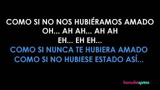 Laura Pausini   Como si no nos hubieramos amado COMPLETO HD  Karaoke