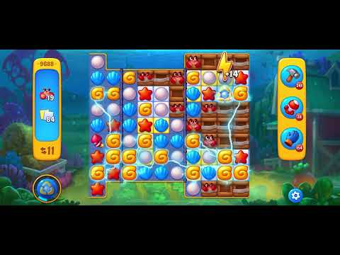 Fishdom level 9688 no boosters フィッシュダム ノーマル