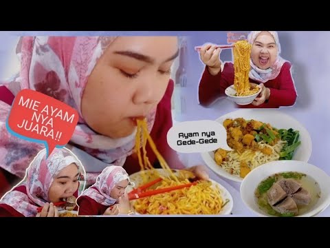 REVIEW MIE AYAM DAN BAKSO PAK ABLEH | GILA SIH MIE AYAM NYA JUARA & POTONGAN AYAM NYA GEDE-GEDE !!