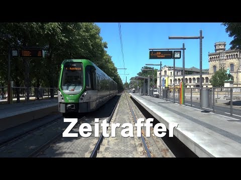 [ÜSTRA] Führerstandsmitfahrt | Linie 4 Roderbruch - Garbsen [ZEITRAFFER]