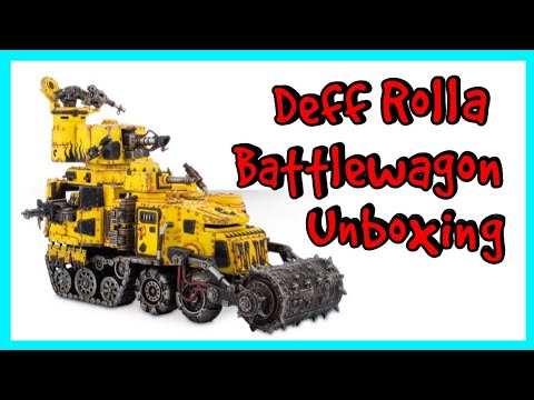 Deff Rolla Battlewagon Unboxing - Ork Gunwagon, Ork Bonebreaka