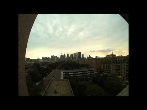 Toronto July 19 storm sunset