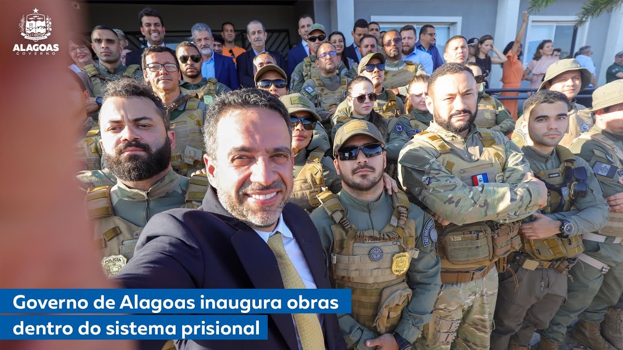 Governo de Alagoas inaugura obras dentro do sistema prisional