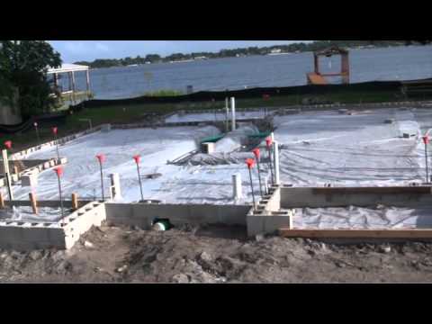 Build the USA termite pre-treatment and slab pour